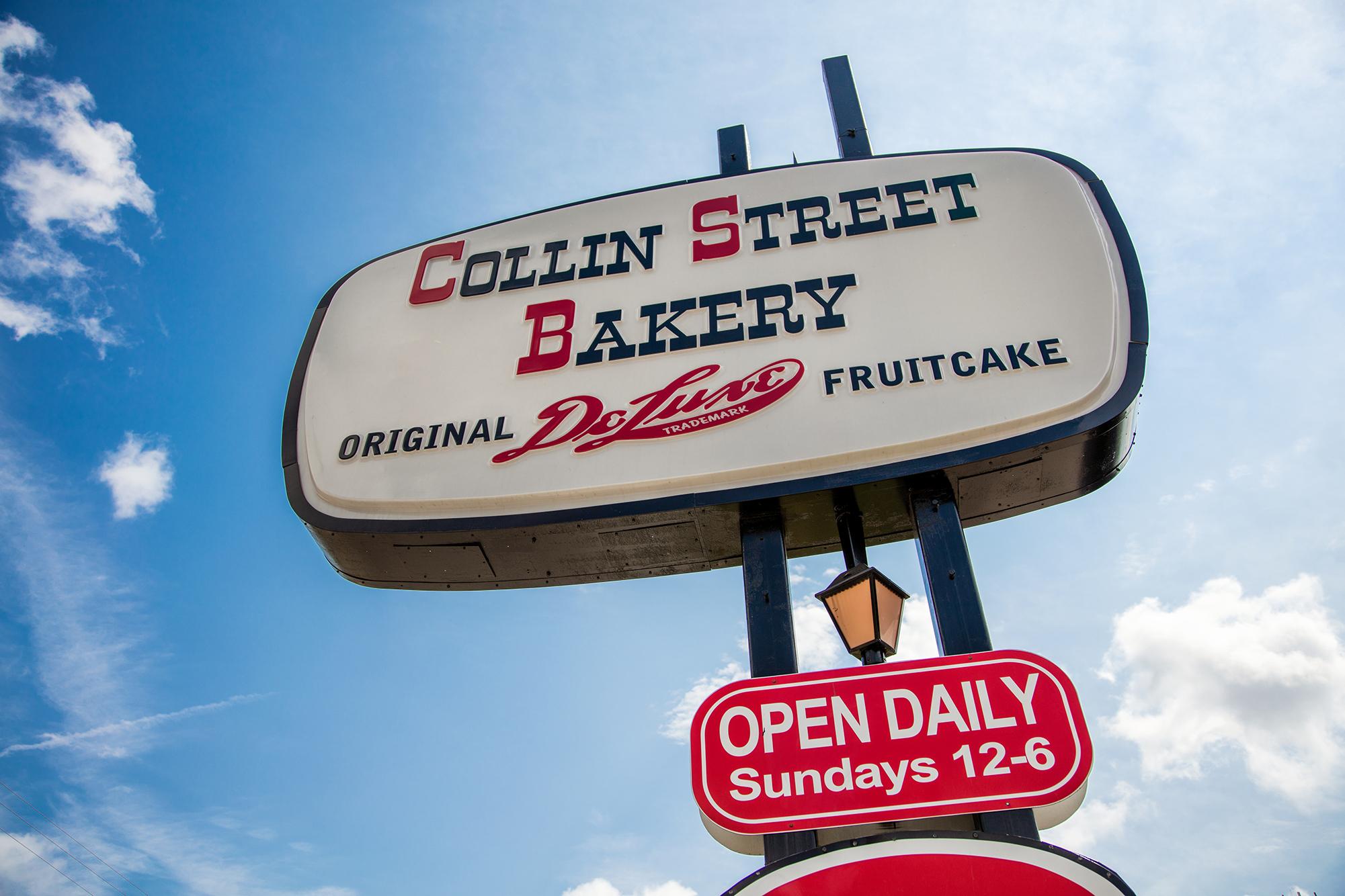 Collin Street Bakery sign
