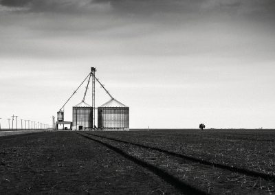 Where the Fields Meet the Silos and the Texas Sky Near Austwell