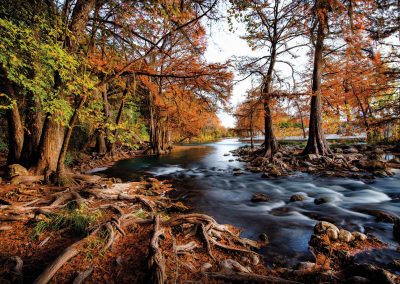 A Golden Moment on the Guadalupe River
