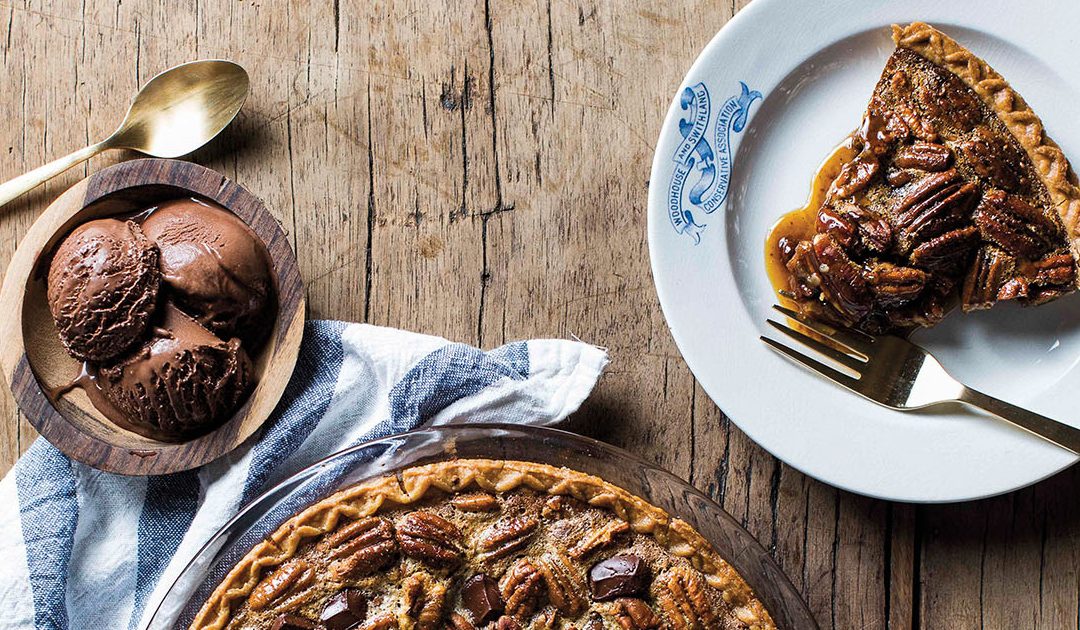 Recipe: Chocolate Pecan Rye Pie with Chocolate Pecan Sorbet