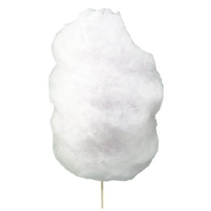 A picture of white cotton candy