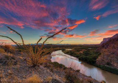 A Sparkling Autumn Sunrise Illuminates Big Bend National Park