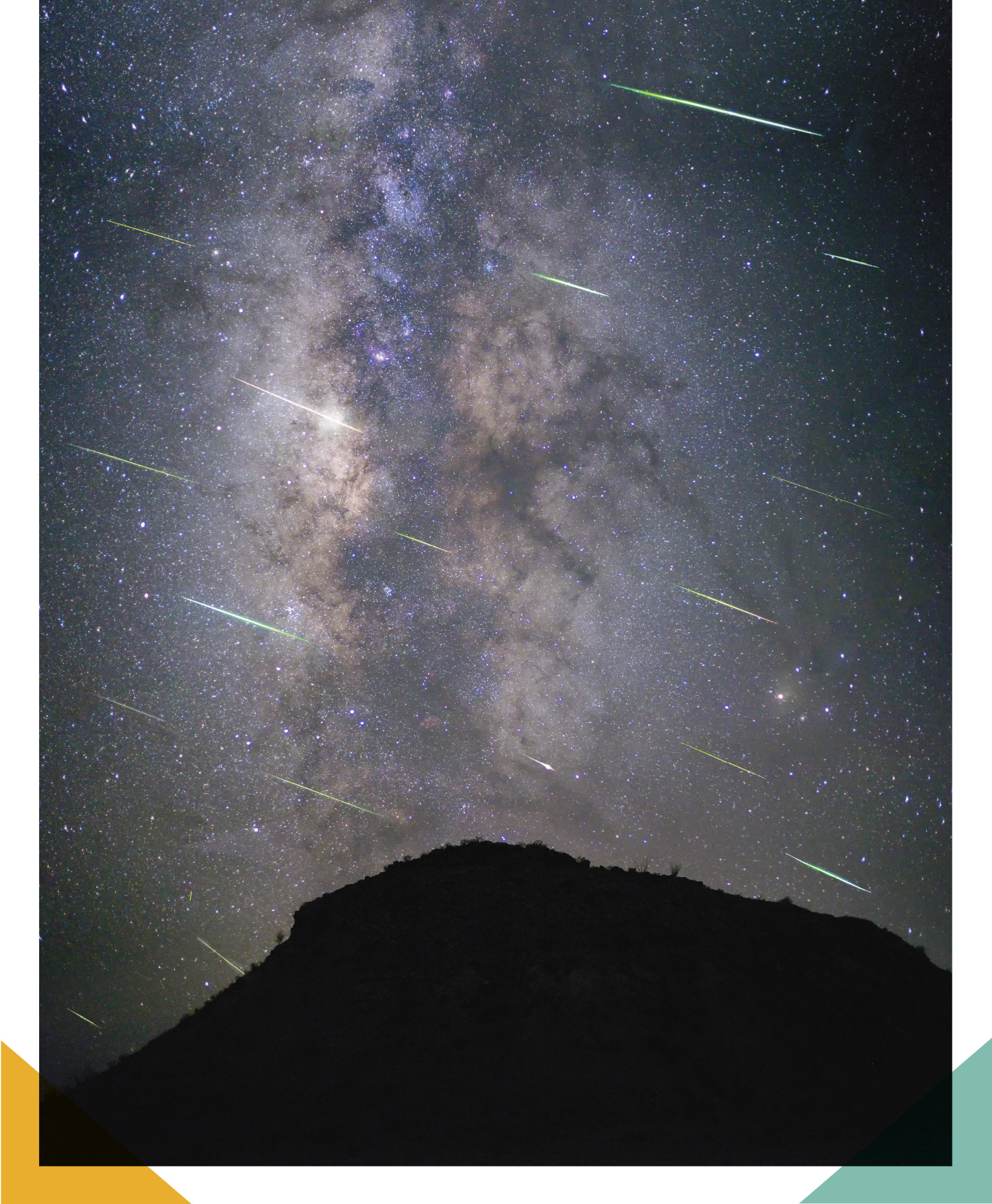 The night sky in the Chisos Mountains