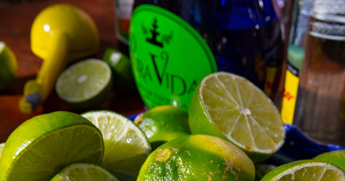Limes, tequila and Topo Chico