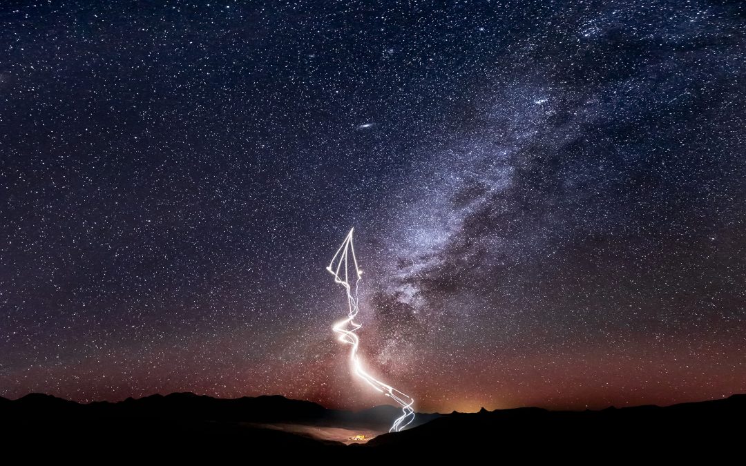 Red Bull Air Force Sheds New Lights on Marfa and Dark Skies
