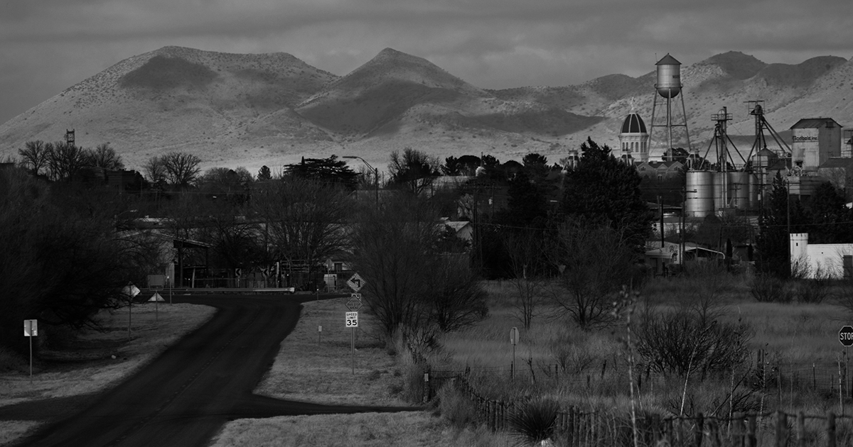 A photo from outside the town of Marfa