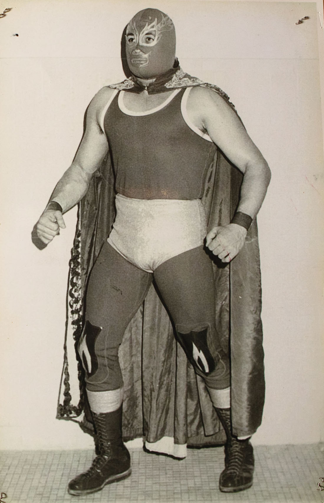 A vintage photo of a person in a luca libre uniform