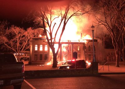 The Town of Mason Mourns the Loss of Its Beloved Historic Courthouse