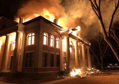 Mason County Starts Rebuilding Its Courthouse 1 Year After a Devastating Fire