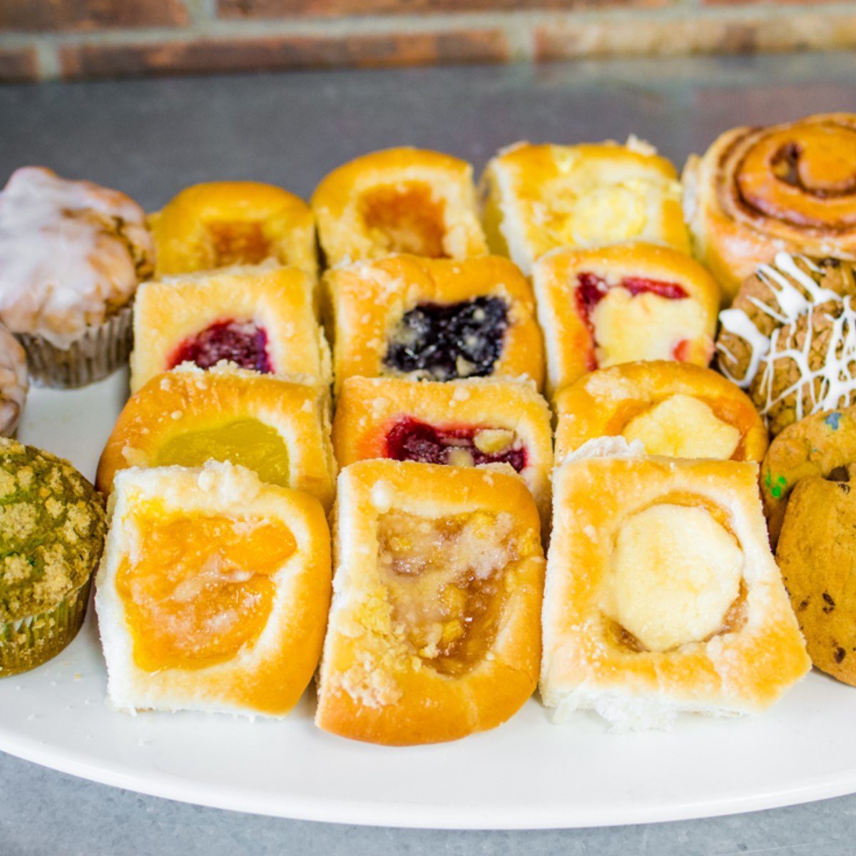 Color photo of pastries
