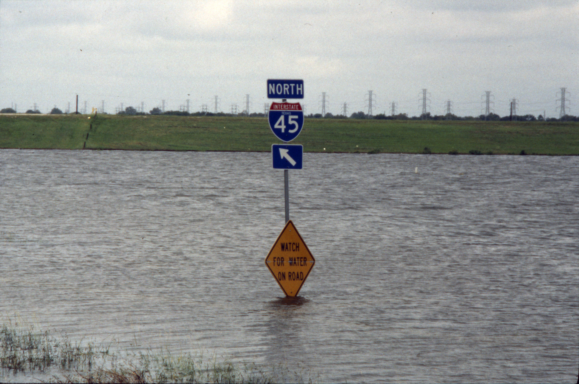 Interstate 45, flooded from a 1998 storm