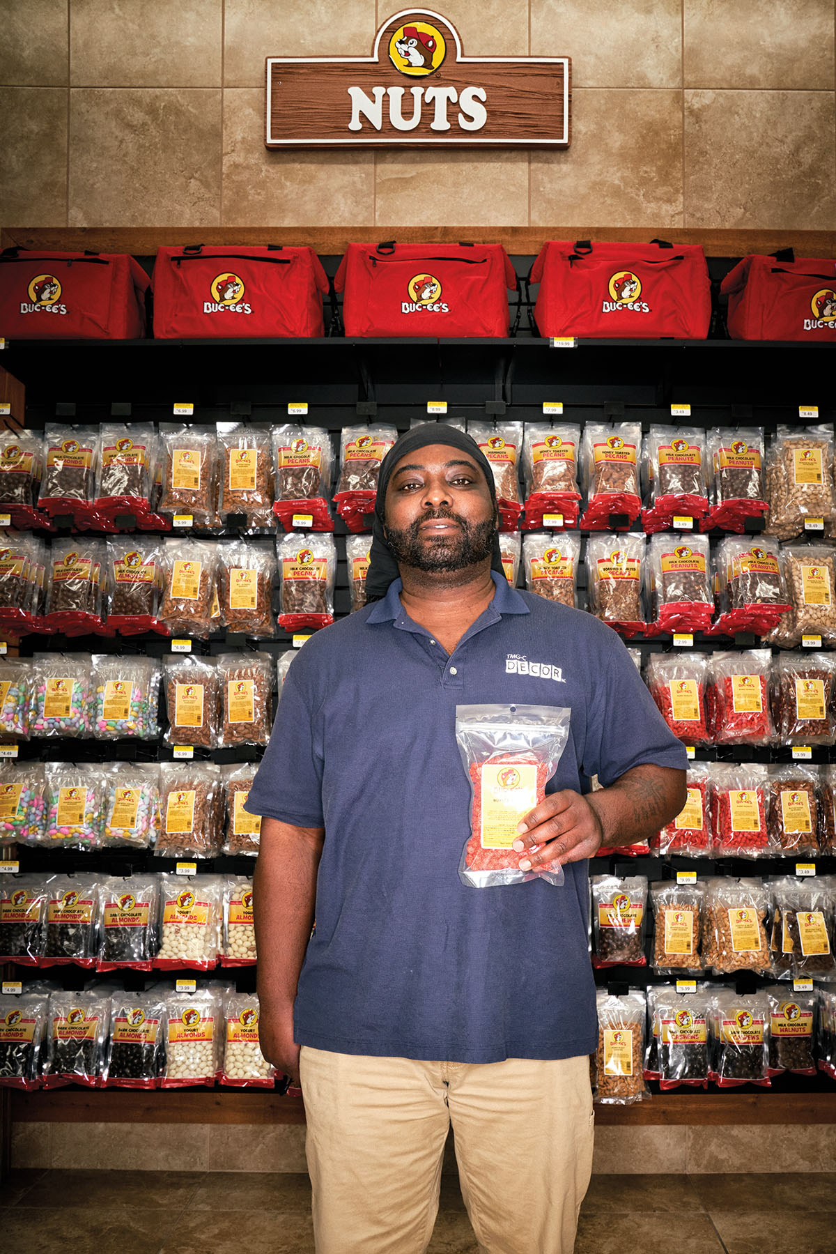 Buc-ee's Foam Football Red/Yellow – Texas Snax