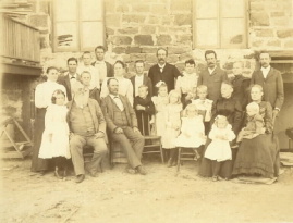 1800s photo of the Meusebach family