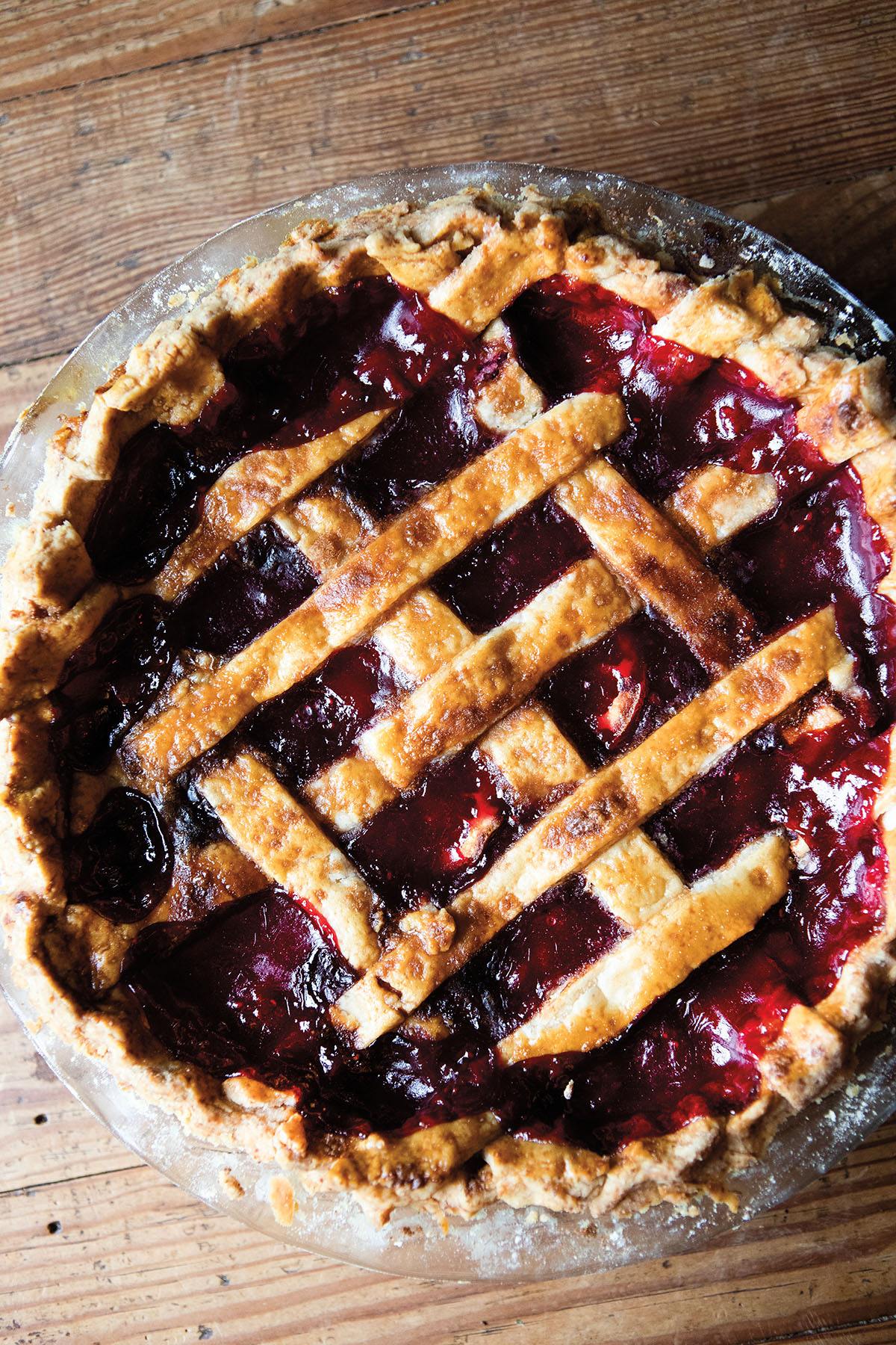 Hill Top Cafe's raspberry pie