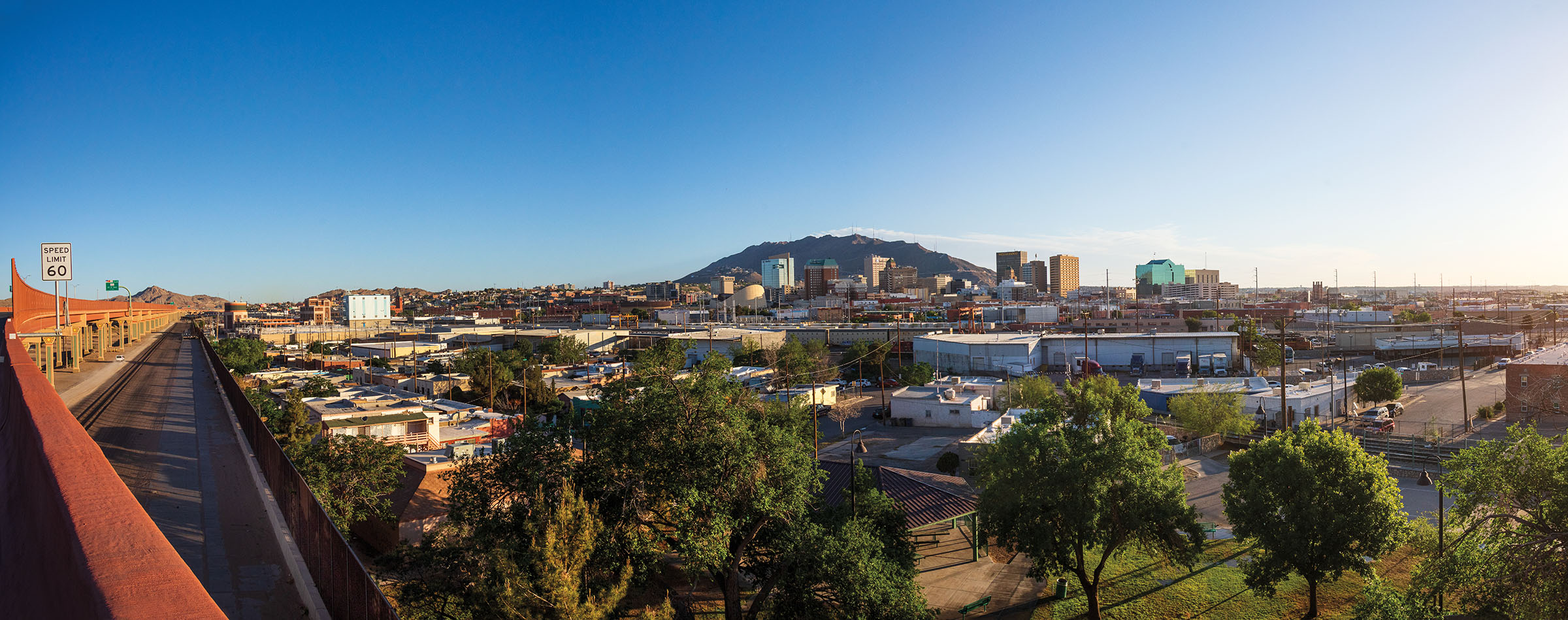 An over view of El Paso, TX.