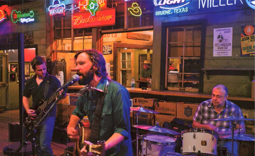 A band playing in gruene hall