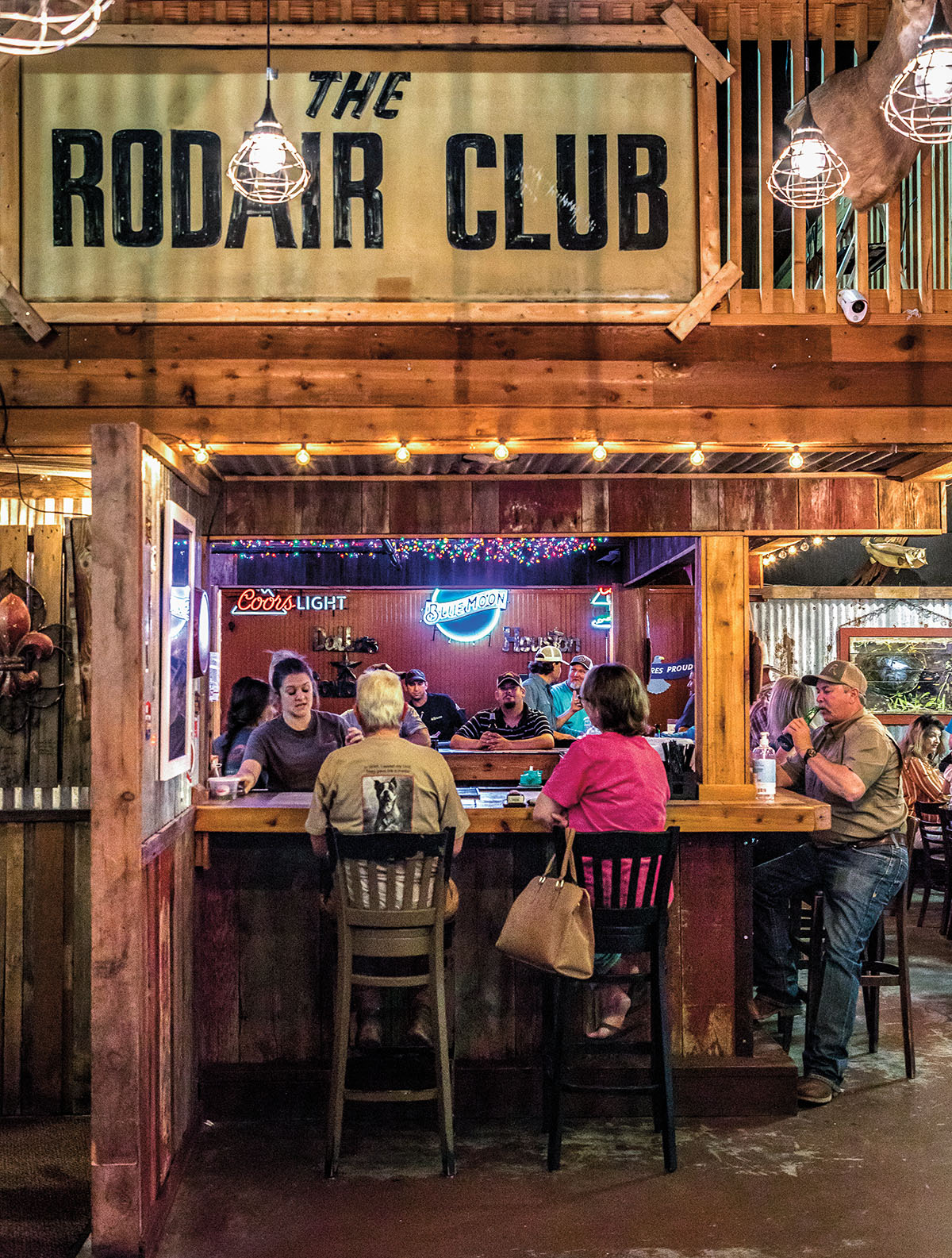 The inside of the Rodair Bar & Grill in Port Arthur