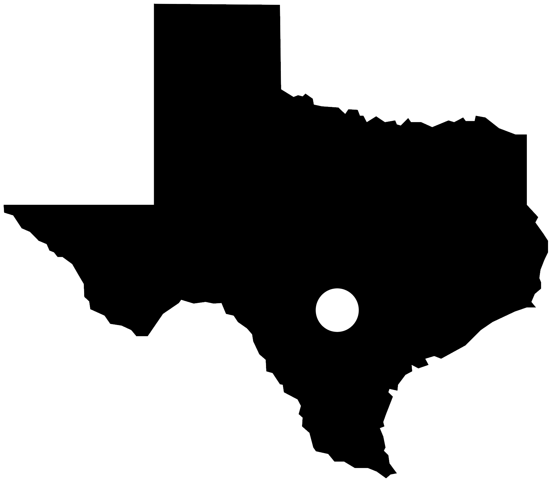 A small map showing the location of Castroville
