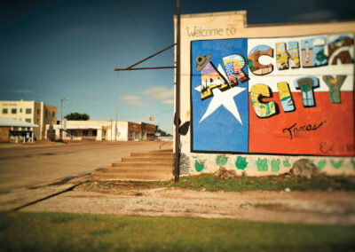 Archer City Residents Paint the Town for a Purpose