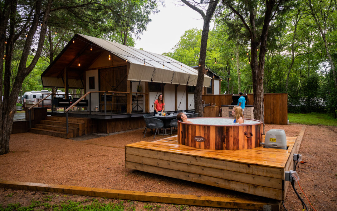 New Safari-Style Tents Offer Hassle-Free Camping at Lake Bastrop North Shore Park