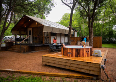 New Safari-Style Tents Offer Hassle-Free Camping at Lake Bastrop North Shore Park