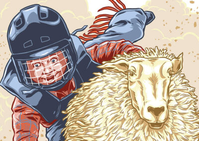 When You’re Too Young for Bullriding, There’s Always Mutton Busting