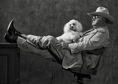 Sheriff Rufe Jordan Kicks Back with Honey