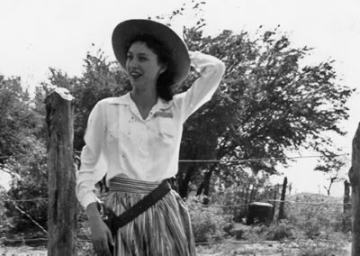 Traces of Texas’ Throwback Thursday: A Woman and Her Calves