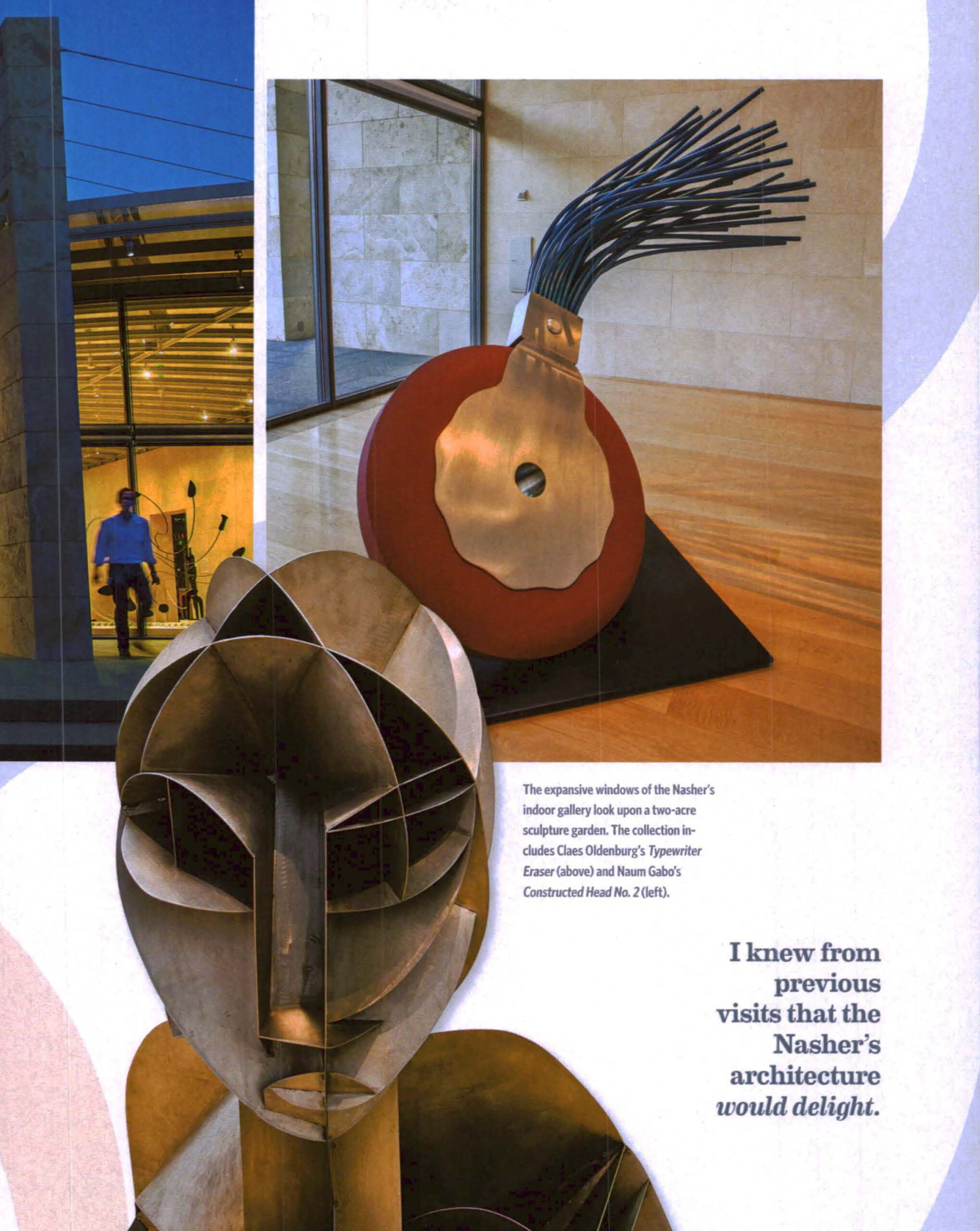 A collection of Nasher sculptures