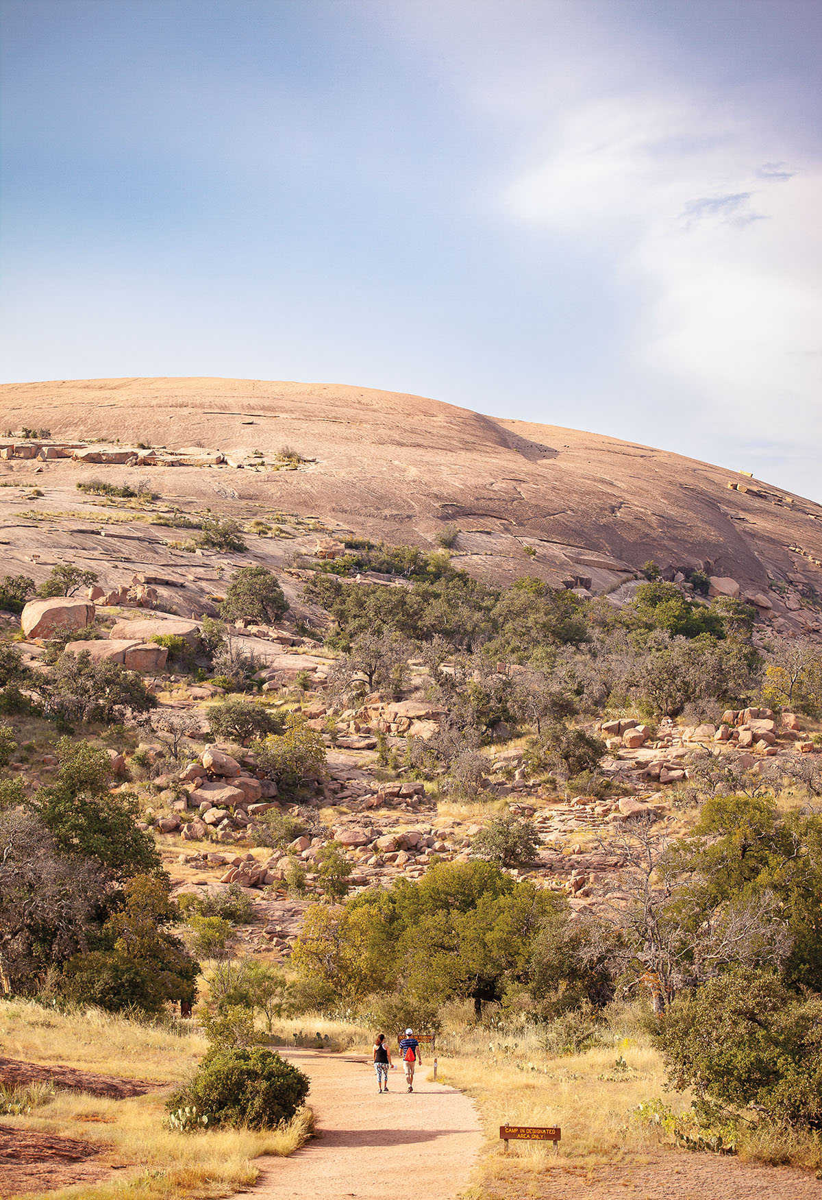 A picture of Enchanted Rock in the hill country