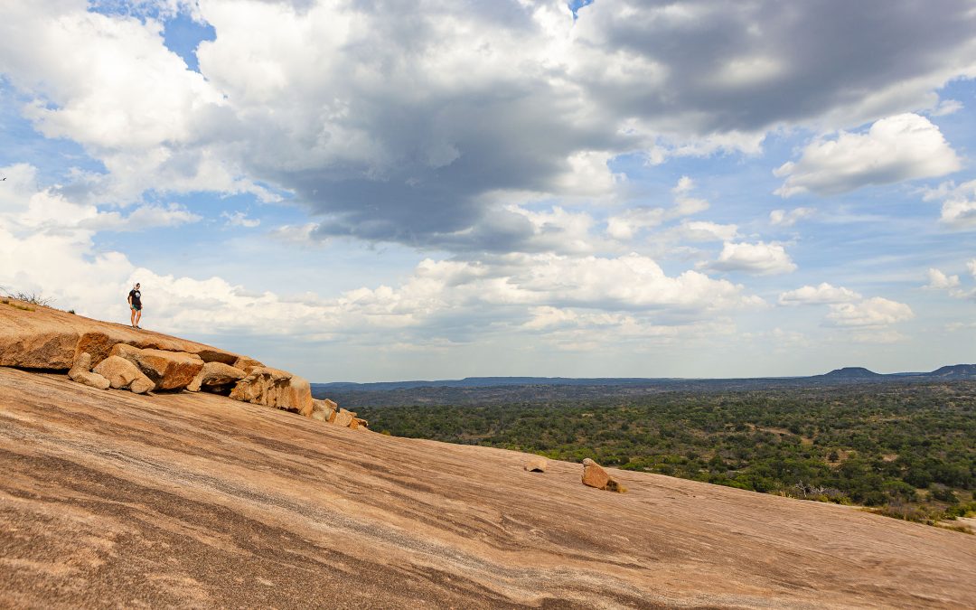 Hiking the Summit Trail at Enchanted Rock State Natural Area