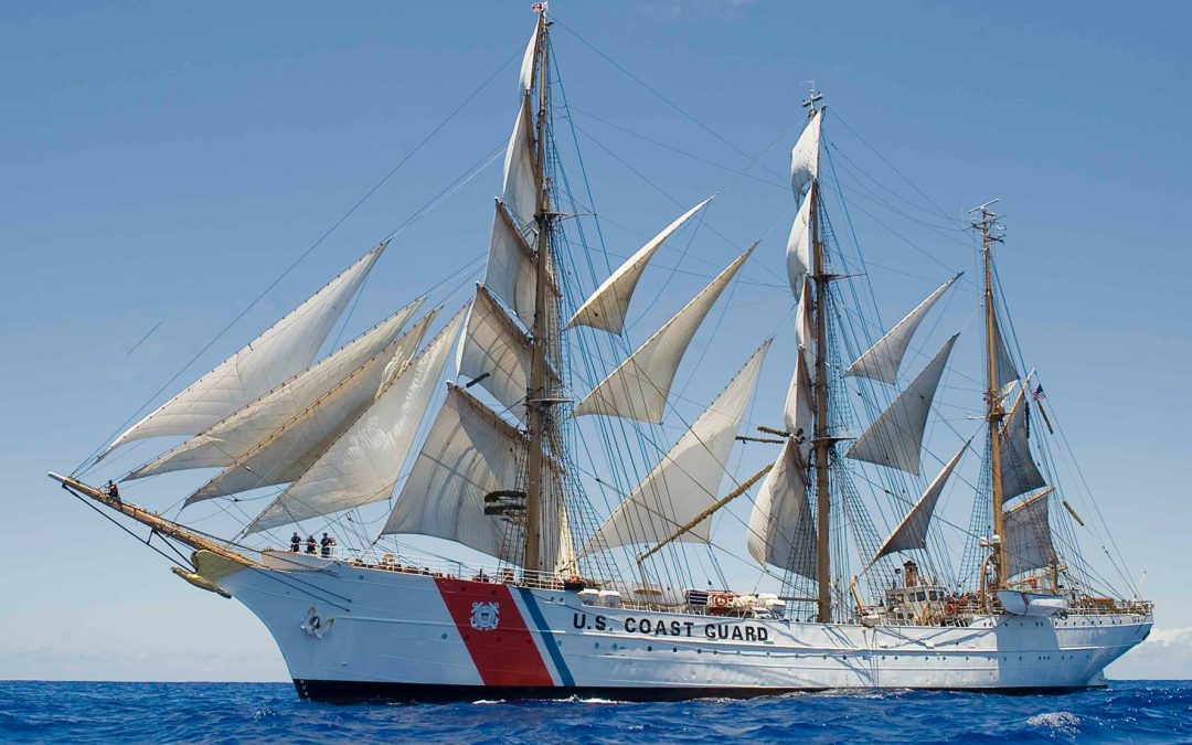Coast Guard Tall Ship ‘Eagle’ Returns to Galveston for the First Time in 50 Years