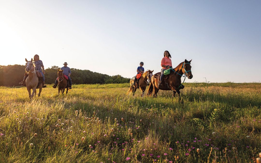 Chisholm Trail Rides Offers an Idyllic Small Town Horseback Riding Experience
