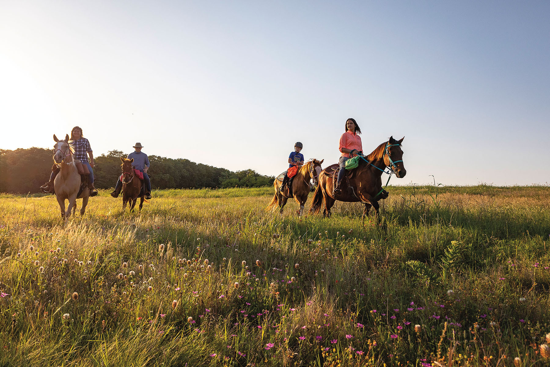 Chisholm Trail Rides Offers an Idyllic Small Town Horseback Riding