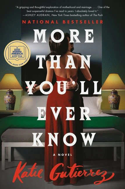 A book cover showing a woman behind the text 'More Than You'll Ever Know'