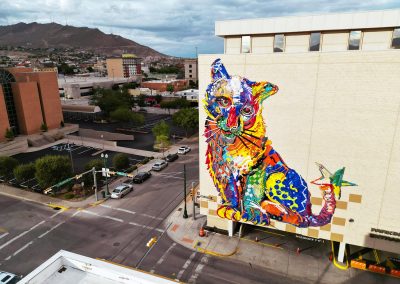 Organized by El Paso Students, Texas’ First Bordalo II Mural Made of Recycled Trash Pops with Hope