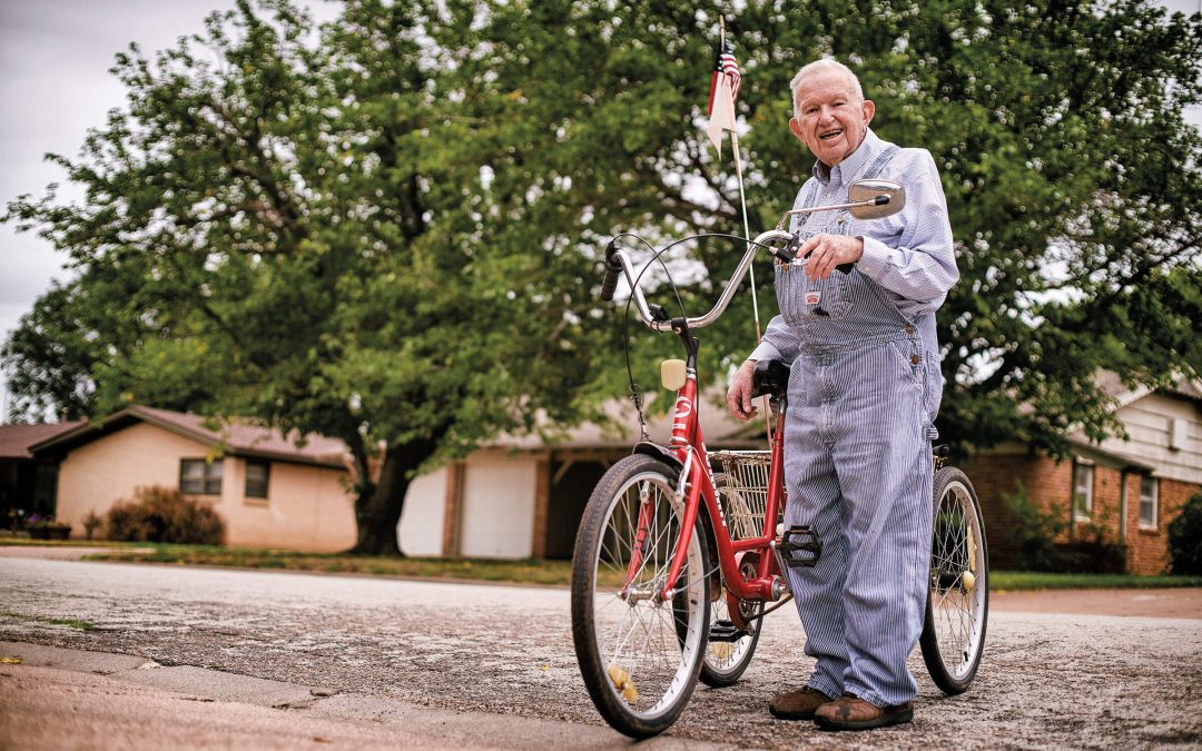 Ross Blasingame Is Abilene’s Tricycle-Riding Beacon of Good Will