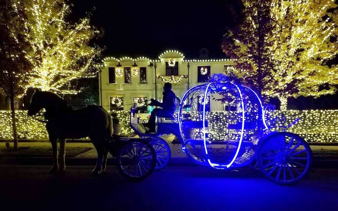 For Fans of Christmas Lights, a Carriage Ride in Highland Park Is Peak Holiday Fun