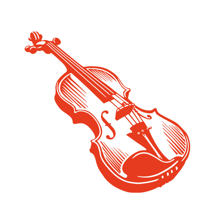 An illustration of a fiddle