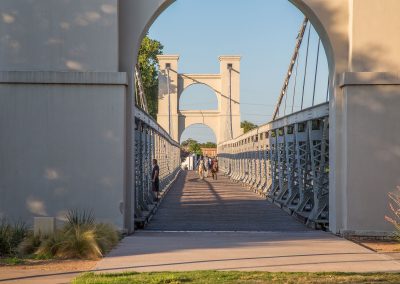 Waco’s Historic Suspension Bridge Reopens After Getting a Fix-Up