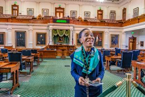 Meet Comfort Tysen, the Texas State Capitol’s Longest-Serving Tour Guide