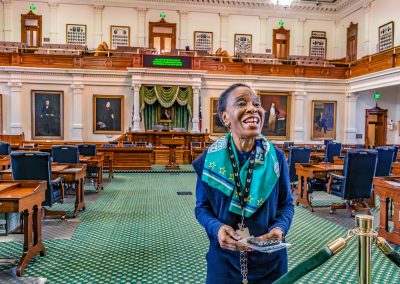 Meet Comfort Tysen, the Texas State Capitol’s Longest-Serving Tour Guide
