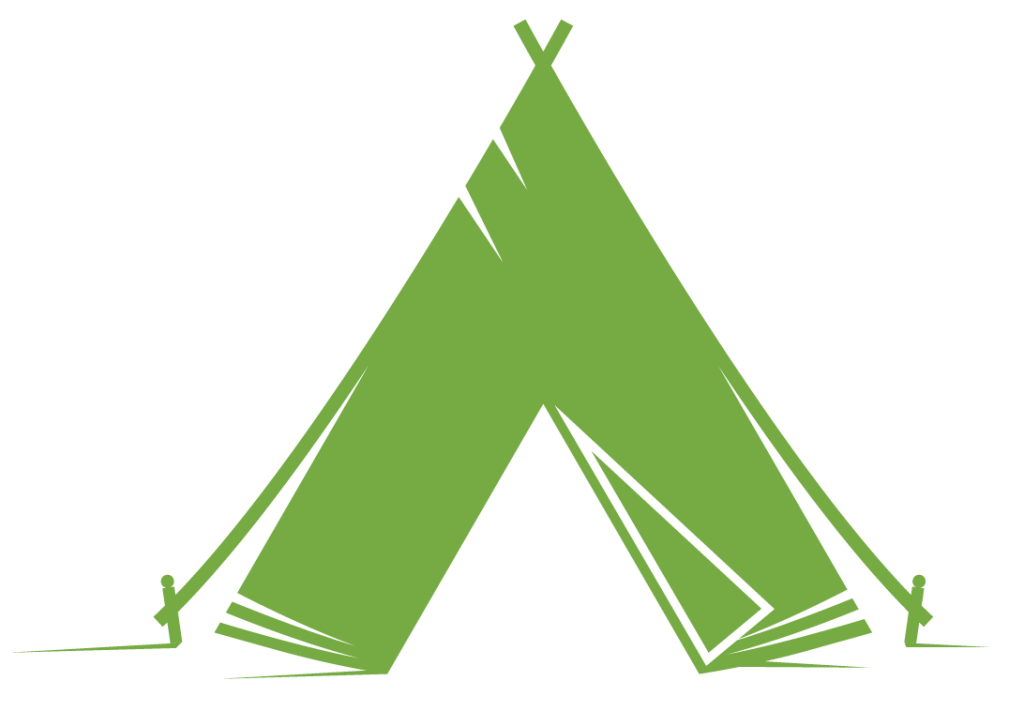 An illustration of a tent