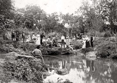 Early 20th Century Anglers Dropped Their Lines in Salado Creek