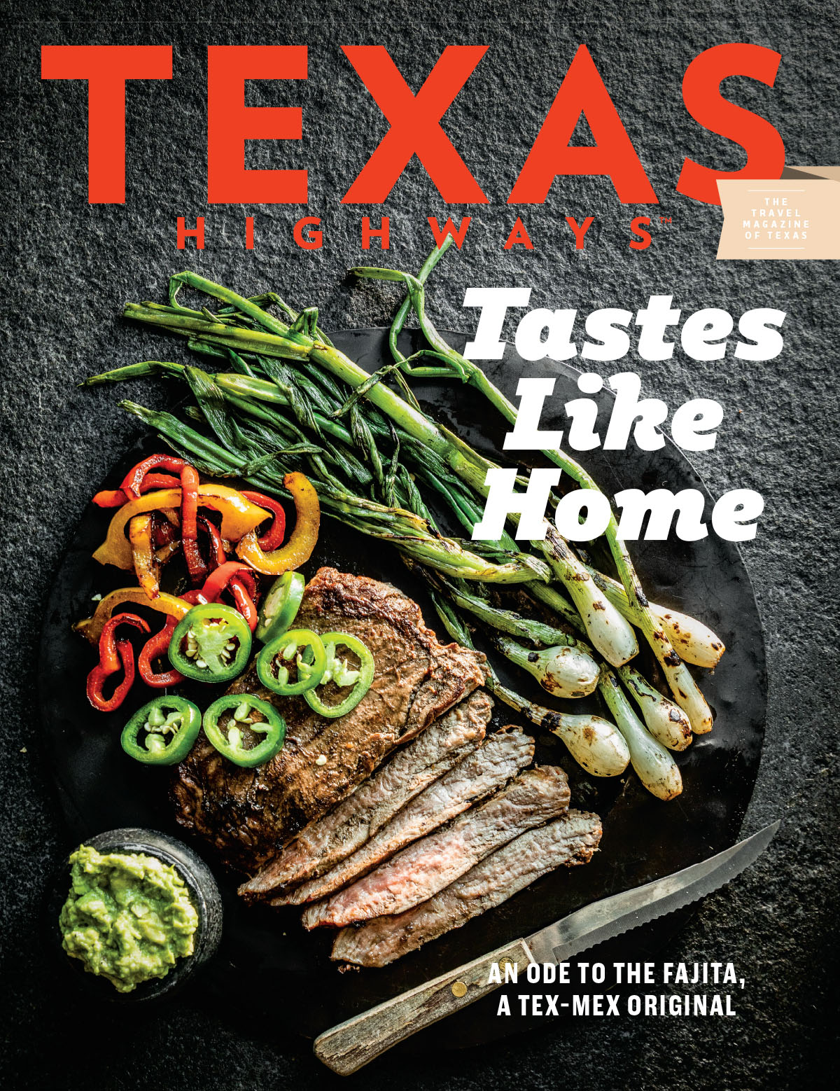 The October 2023 issue of Texas Highways "Tastes Like Home"