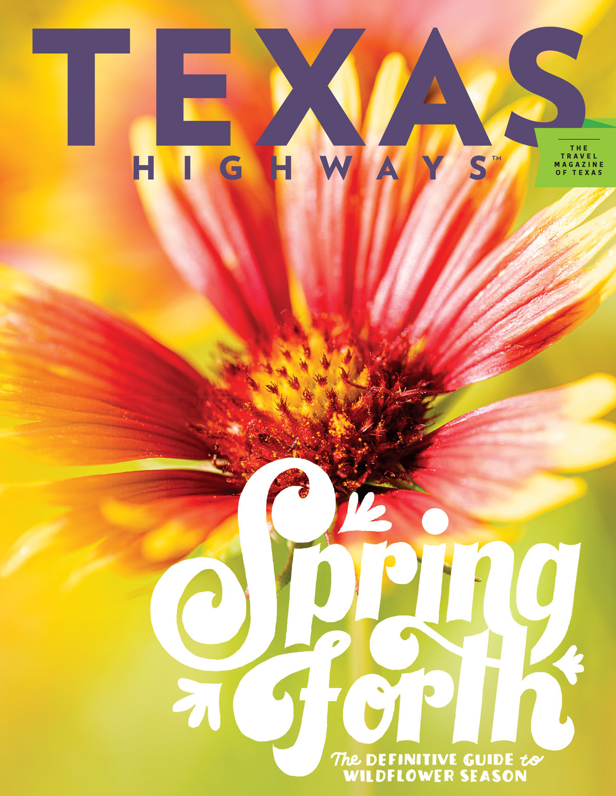 The March 2024 cover of Texas Highways Magazine