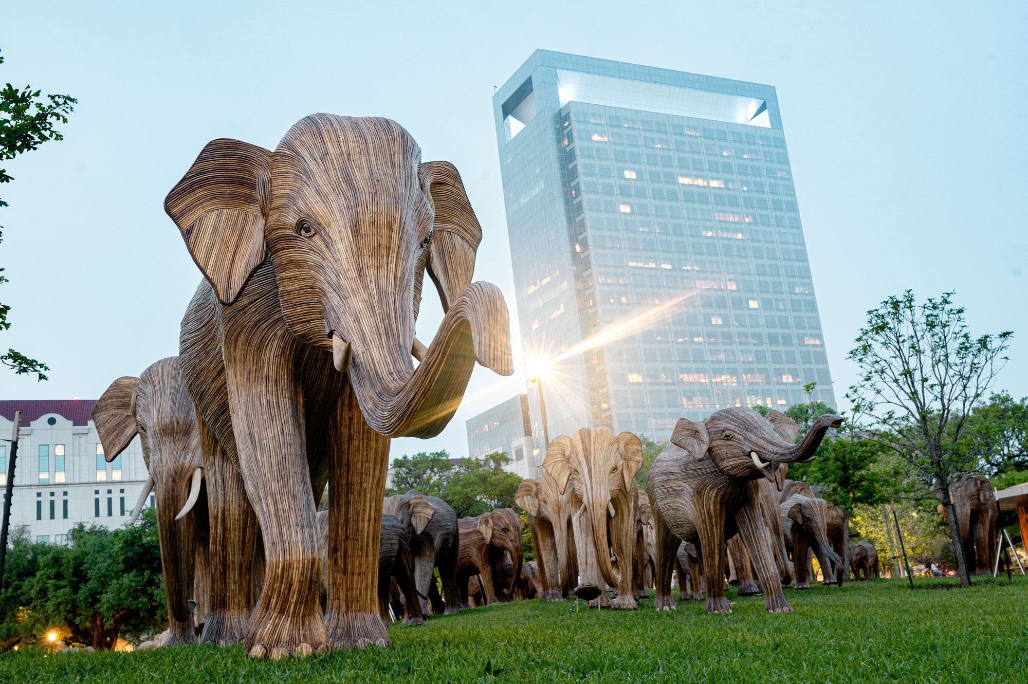 garbagetoyyyy 墓場の画廊 Elephant (Orange) Elephants Arrive, So