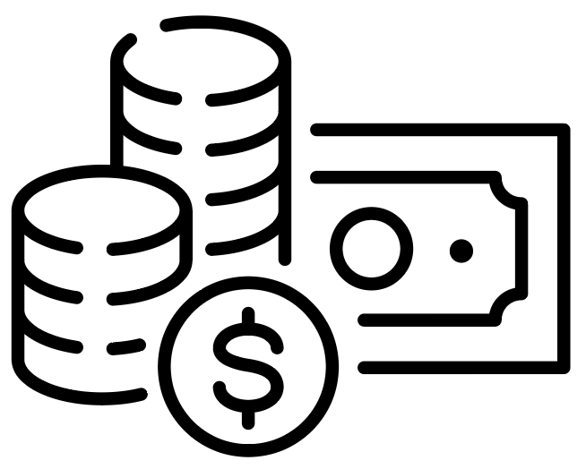 An illustration of money