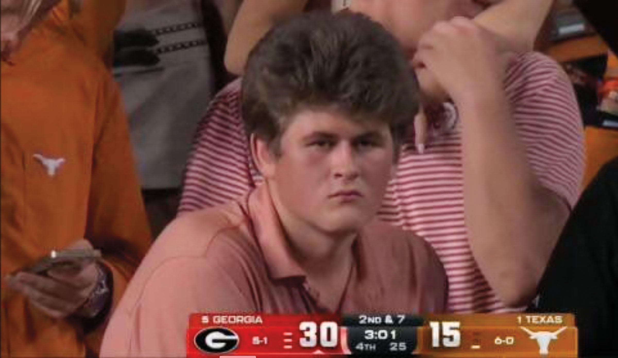 Photo of Grant Walther being broadcast on ESPN.