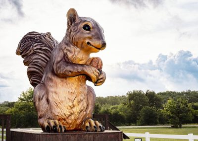 Roadside Oddity: Ms. Pearl the Squirrel in Cedar Creek